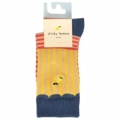 Chaussettes Rayées | Jaune