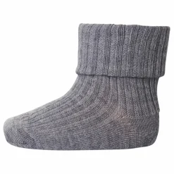 Chaussettes Rib en laine | Gris