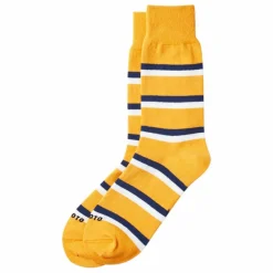 Chaussettes Rugby Rayures | Jaune