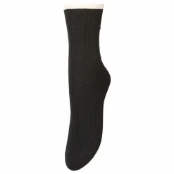 Chaussettes Scallop | Noir