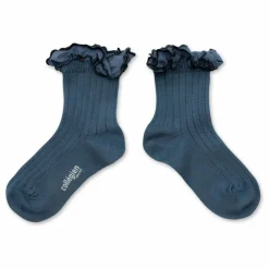 Chaussettes Suzanne | Bleu foncé