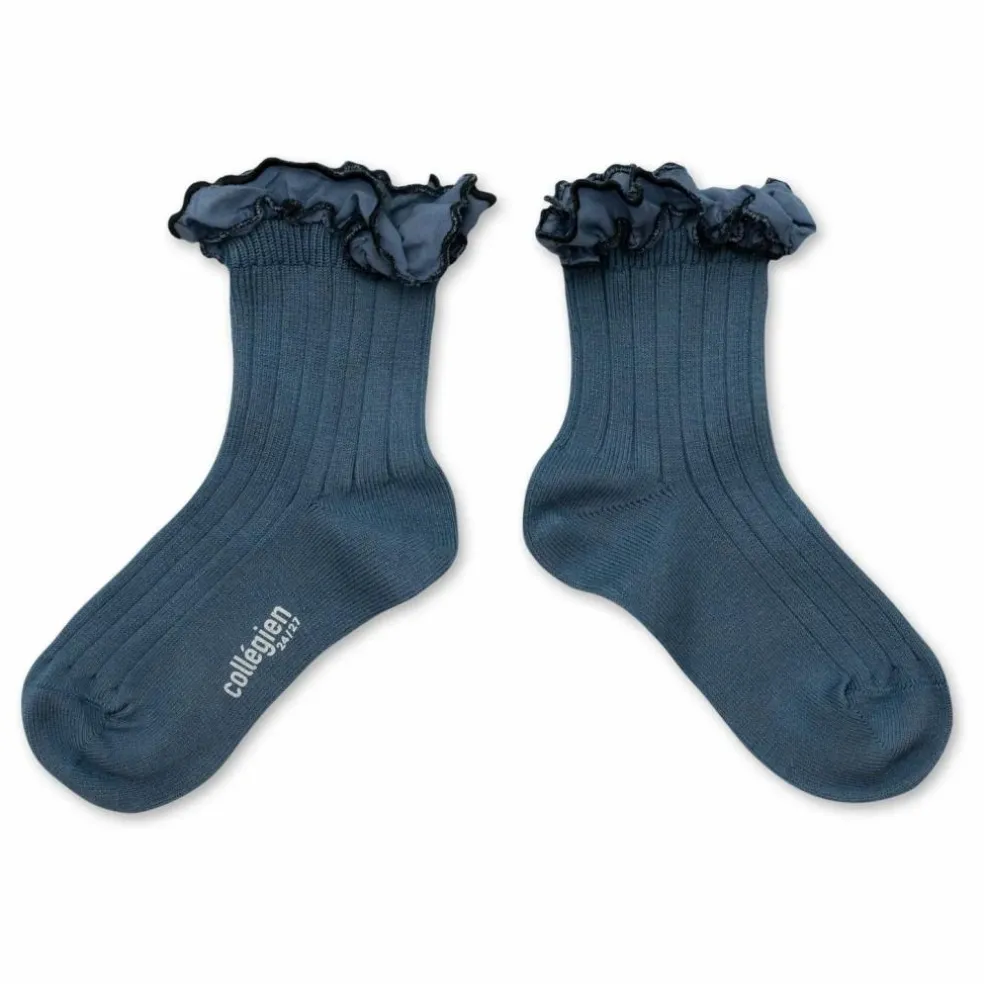 Chaussettes Suzanne | Bleu foncé