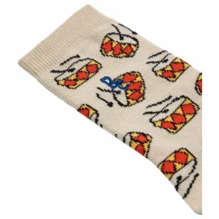 Chaussettes Tambours | Gris galet