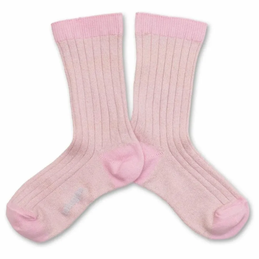 Chaussettes Victoire | Rose tendre