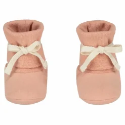 Chaussons Baby Ribbed Coton Bio | Rose