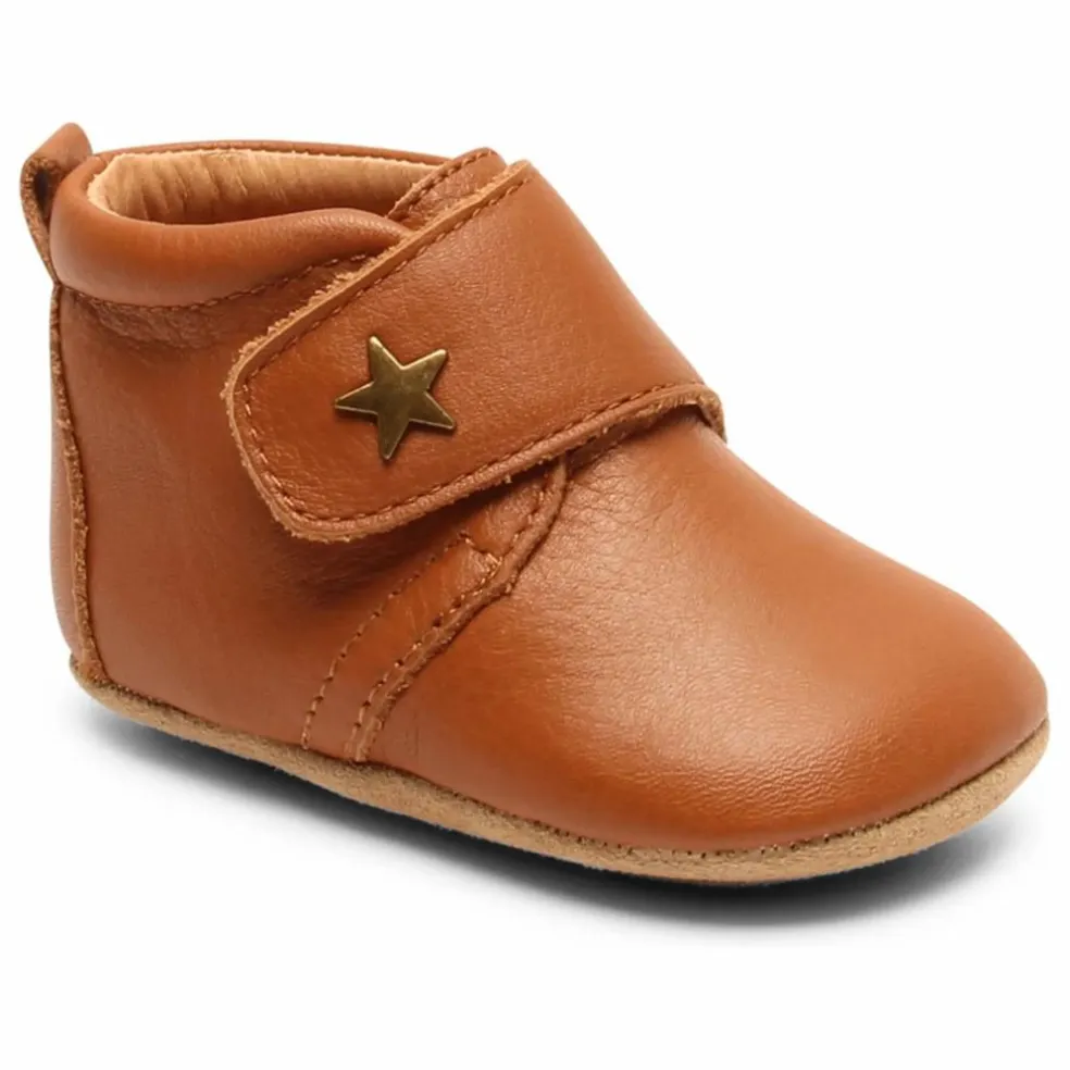 Chaussons Baby Star | Cognac