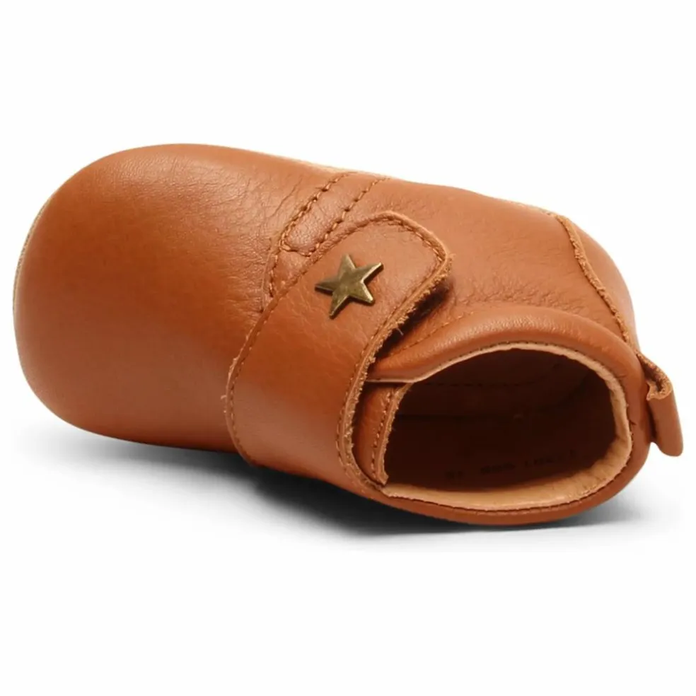 Chaussons Baby Star | Cognac