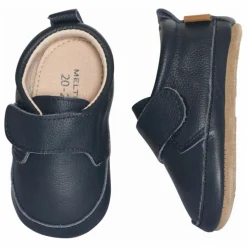 Chaussons Cuir | Bleu marine