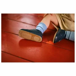 Chaussons Cuir | Bleu marine
