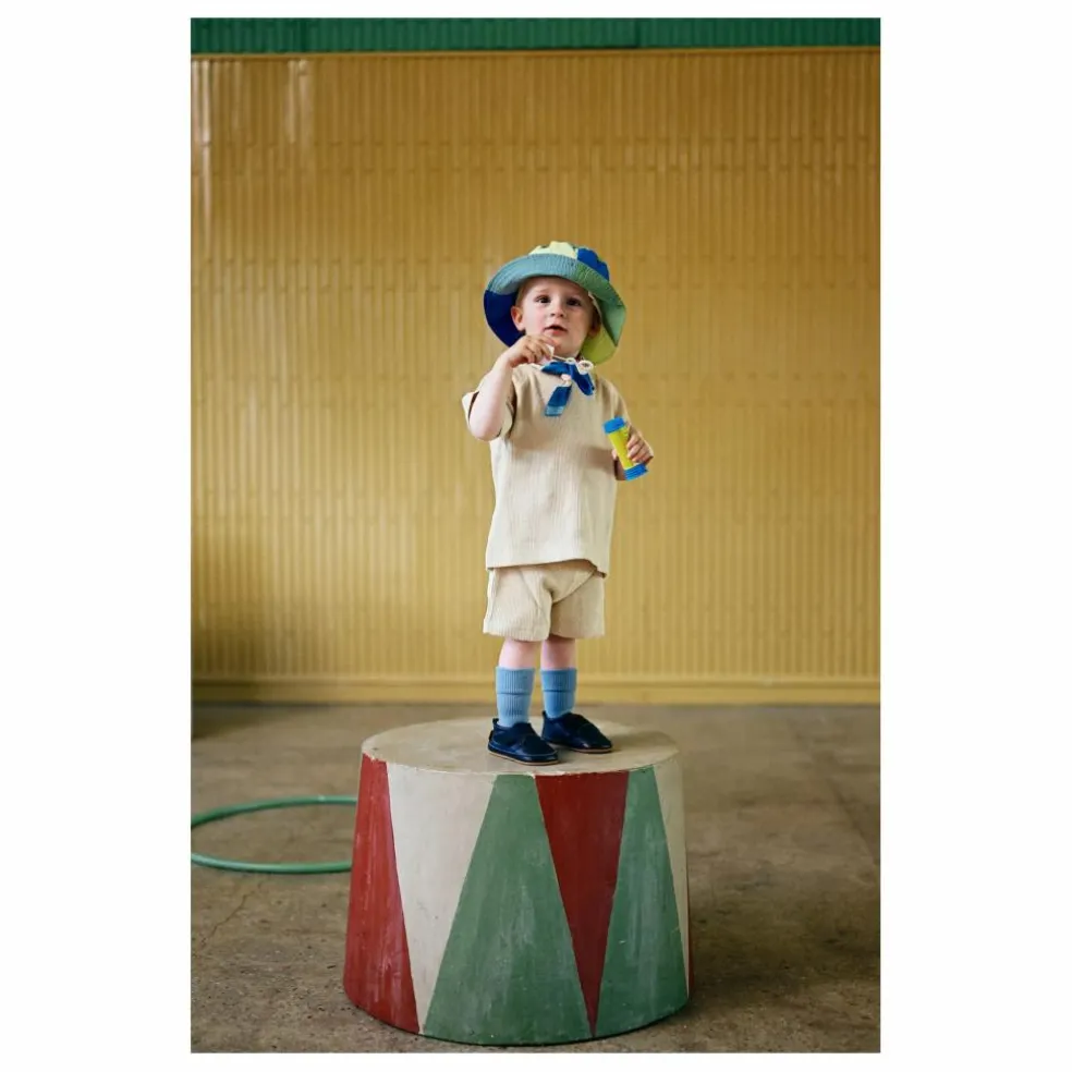 Chaussons Cuir | Bleu marine