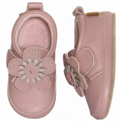 Chaussons Cuir Daisy | Rose