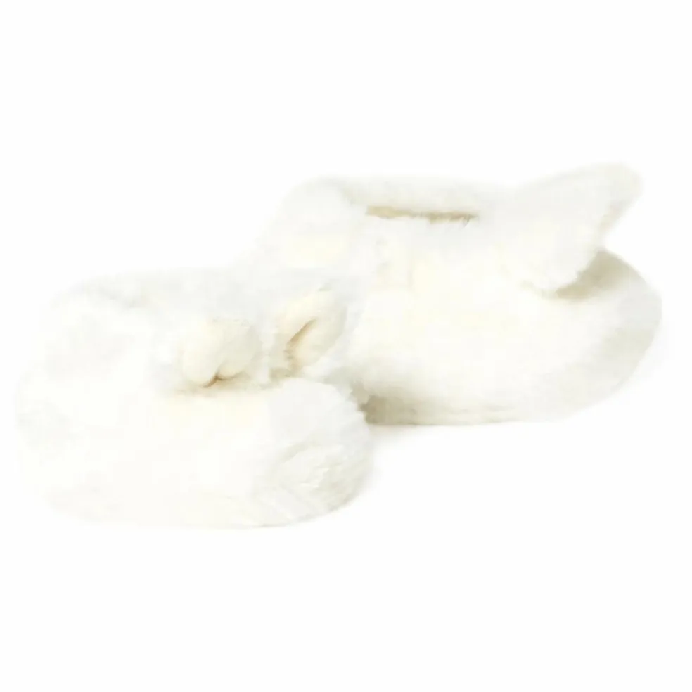Chaussons Eco Fur Lapins | Ecru