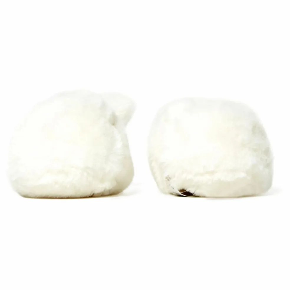 Chaussons Eco Fur Lapins | Ecru