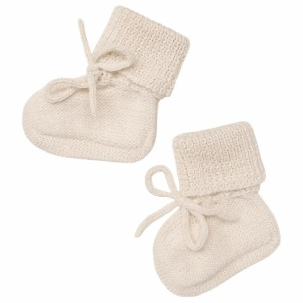 Chaussons en alpaga | Ecru