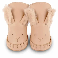Chaussons Fourrés Kapi Lapin Des Neiges | Rose pâle