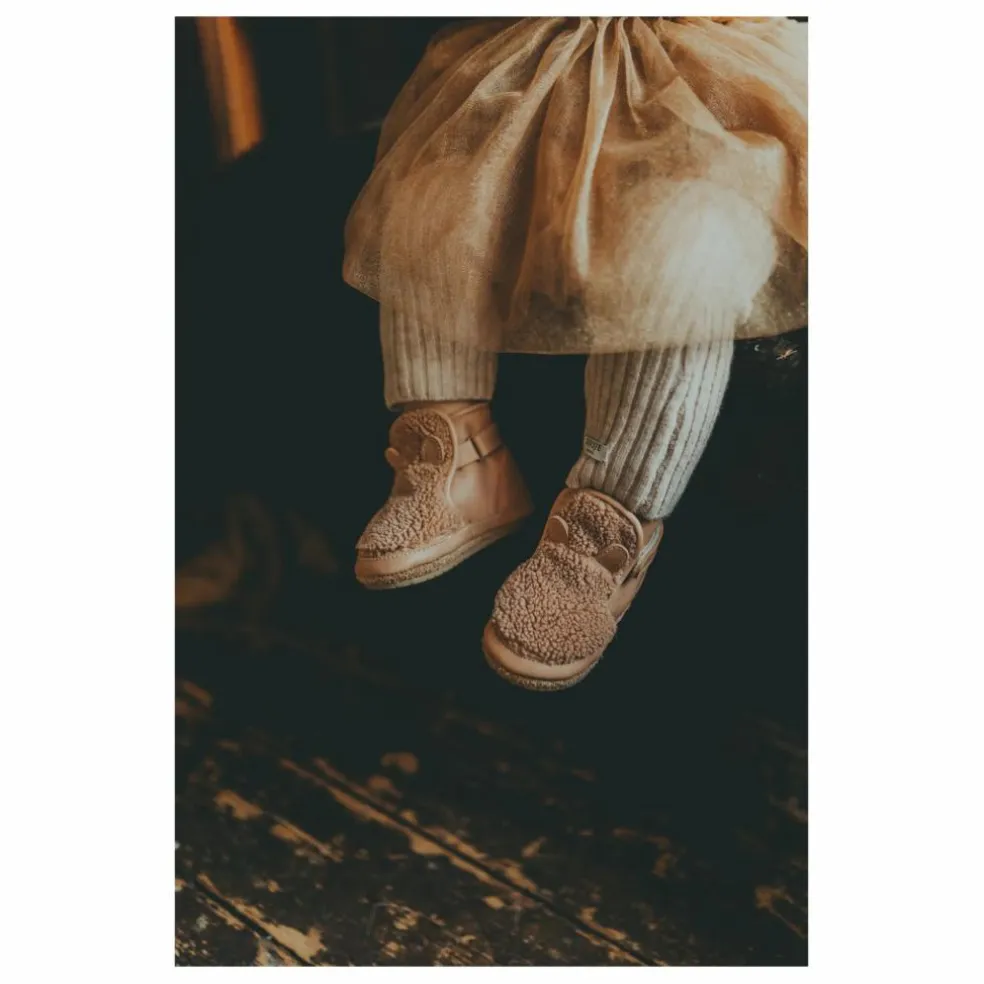 Chaussons Fourrés Richy Ours Brun | Marron glacé