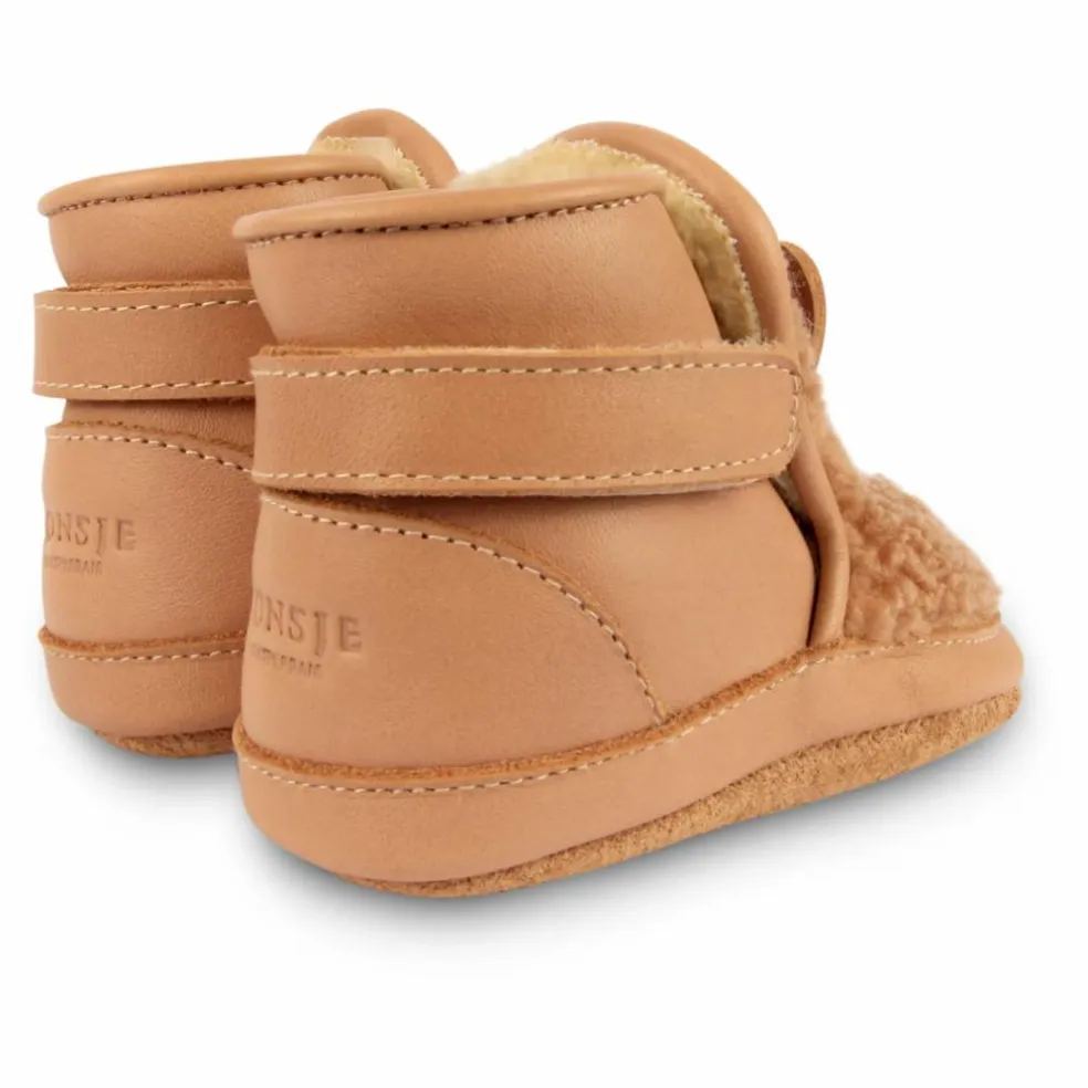 Chaussons Fourrés Richy Ours Brun | Marron glacé