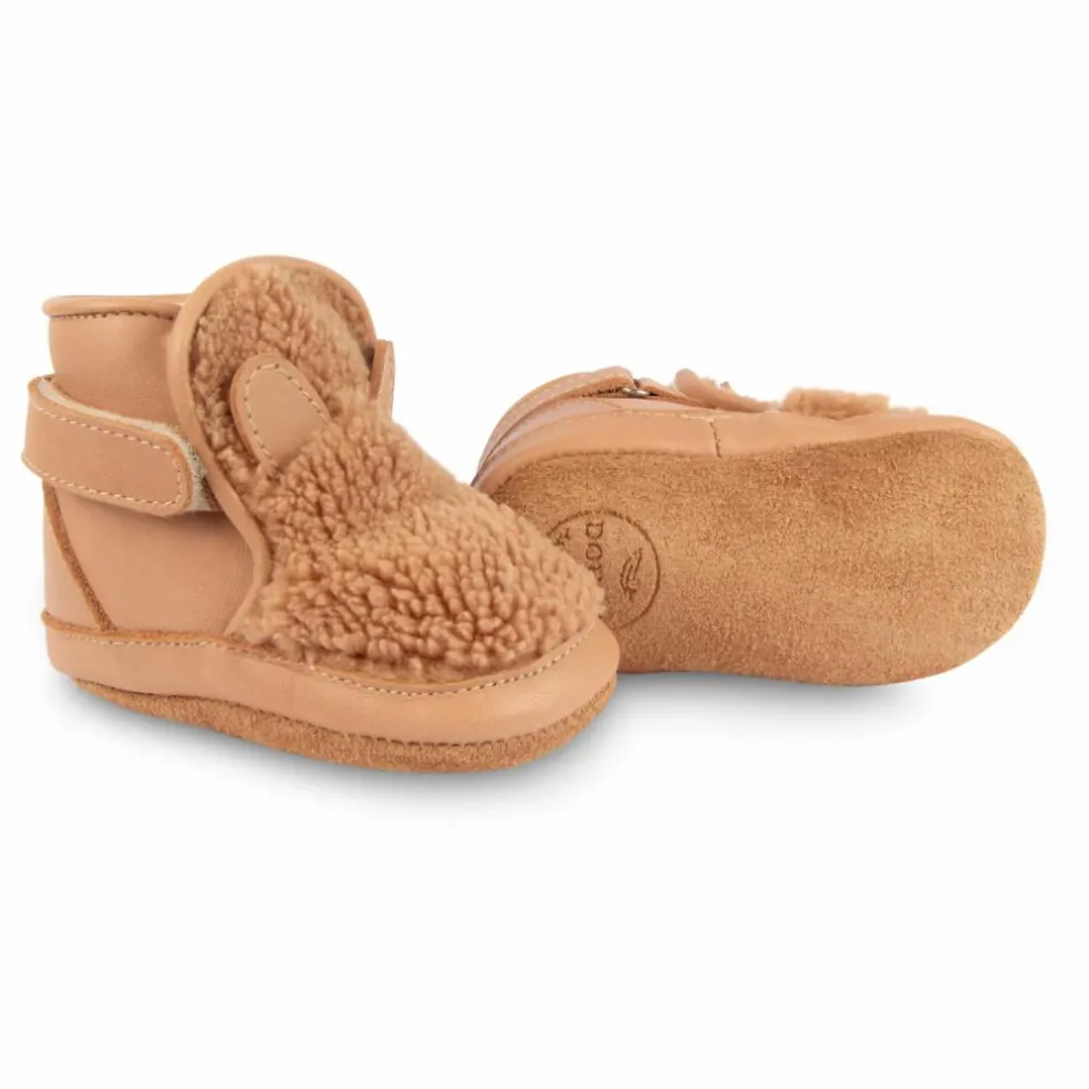 Chaussons Fourrés Richy Ours Brun | Marron glacé