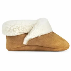 Chaussons Fourrés Shearling Bootie | Cognac
