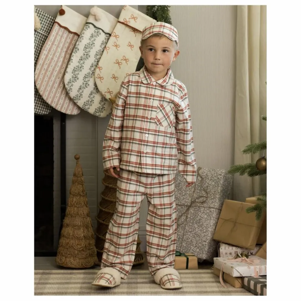 Chaussons Holiday Flannel | Ecru