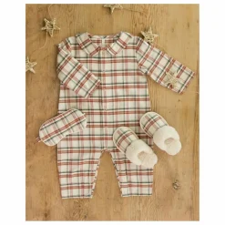Chaussons Holiday Flannel | Ecru