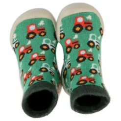 Chaussons Kind Farm Tracteurs | Vert