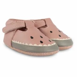 Chaussons Nanoe Pastèque Cuir | Rose
