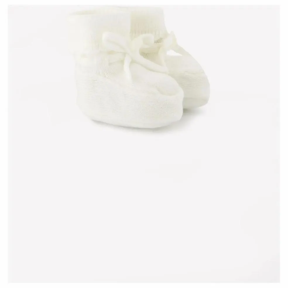 Chaussons Nœuds | Ecru