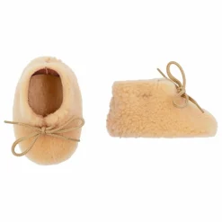 Chaussons Peau Lainée Mérinos - Collection Bébé | Beige