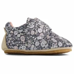 Chaussons Sasha Fleuris Fibres Recyclées | Gris foncé