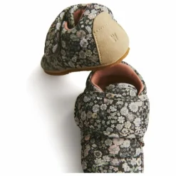 Chaussons Sasha Fleuris Fibres Recyclées | Gris foncé