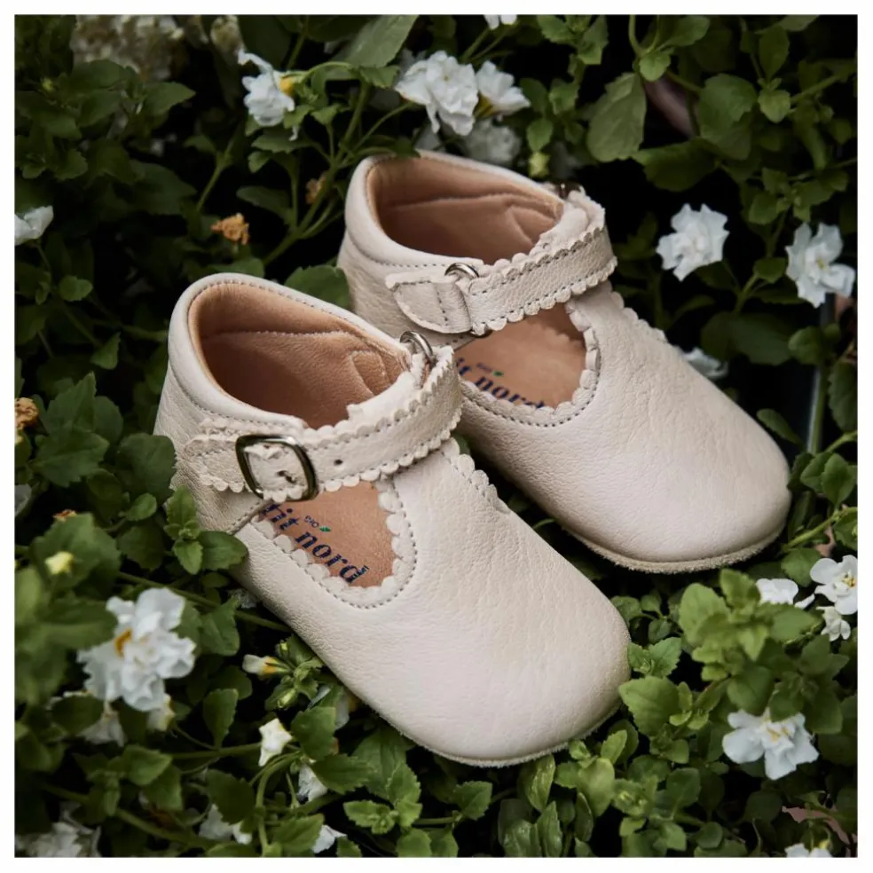 Chaussons T-Bar | Crème