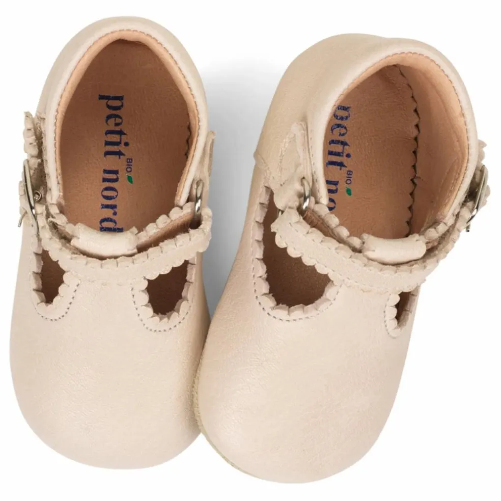 Chaussons T-Bar | Crème