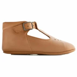 Chaussons T-Bar Minimilton | Cognac