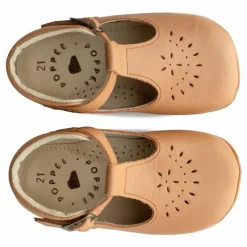 Chaussons T-Bar Minimilton | Cognac