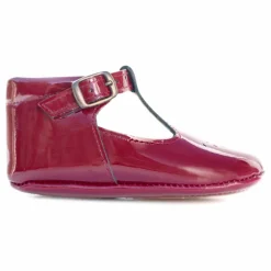 Chaussons T-Bar Minimilton Vernis | Bordeaux