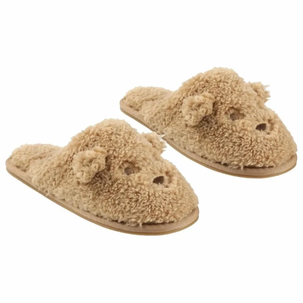 Chaussons Teddy Bear | Beige