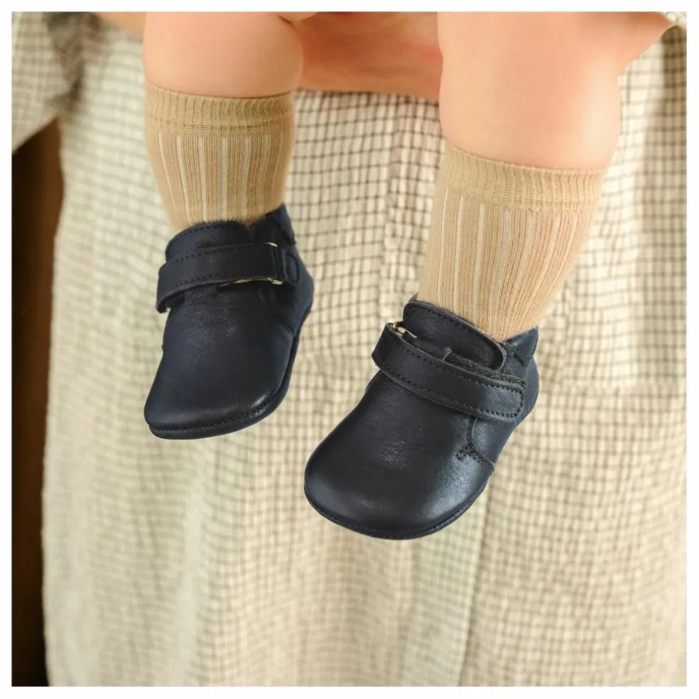 Chaussons Ultra Souples Achille | Bleu marine