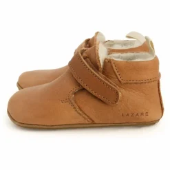 Chaussons Ultra Souples Fourrés Achille | Marron