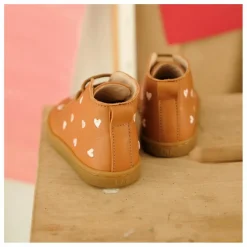 Chaussures Premiers Pas Coeurs Raoul | Camel