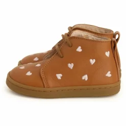 Chaussures Premiers Pas Coeurs Raoul | Camel