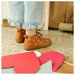 Chaussures Premiers Pas Coeurs Raoul | Camel