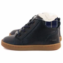 Chaussures Premiers Pas Fourrées Auguste | Bleu marine