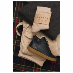 Chaussures Premiers Pas Fourrées Auguste | Bleu marine
