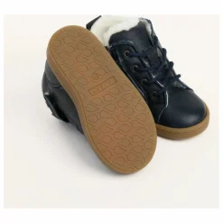 Chaussures Premiers Pas Fourrées Auguste | Bleu marine