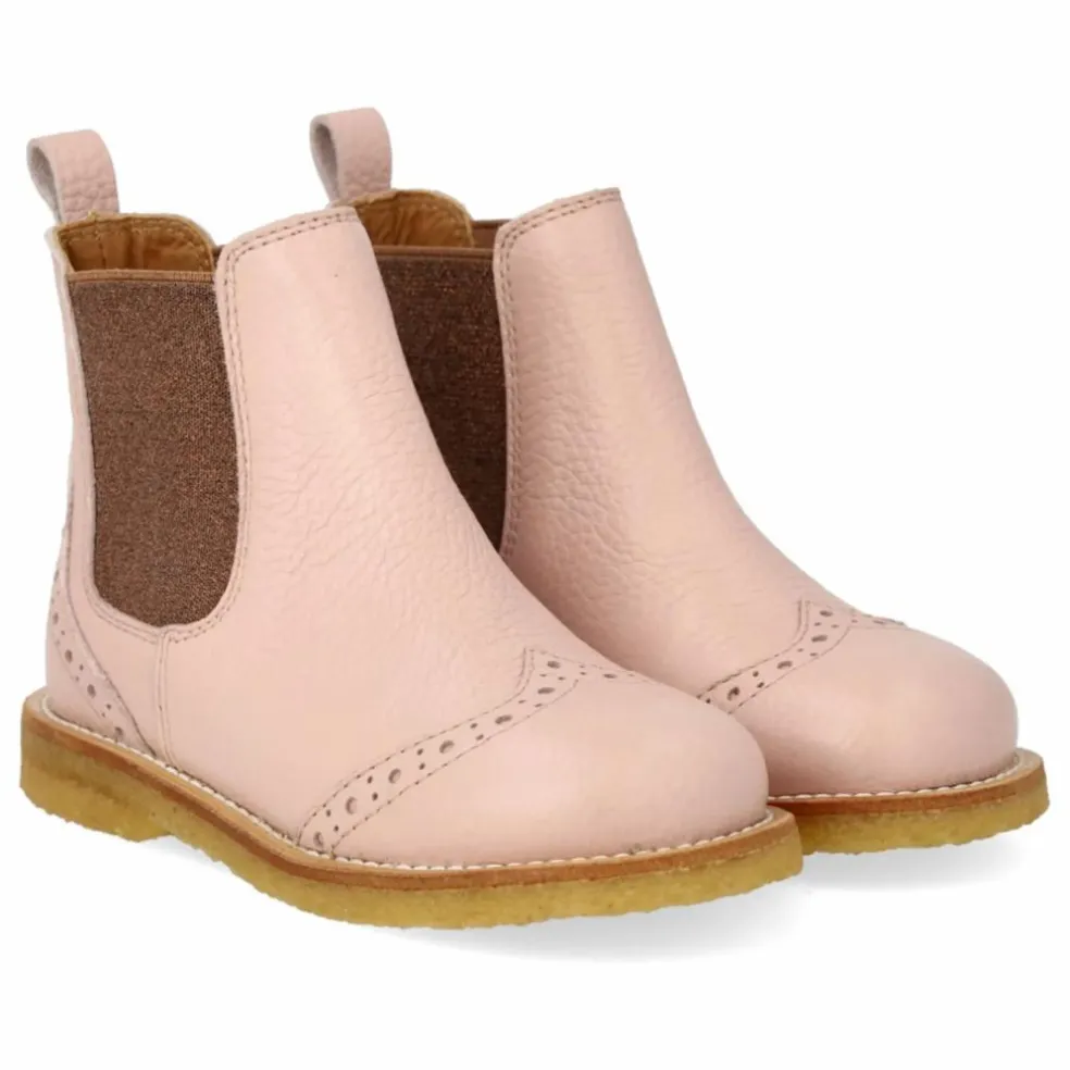 Chelsea Boots Brogue | Rose
