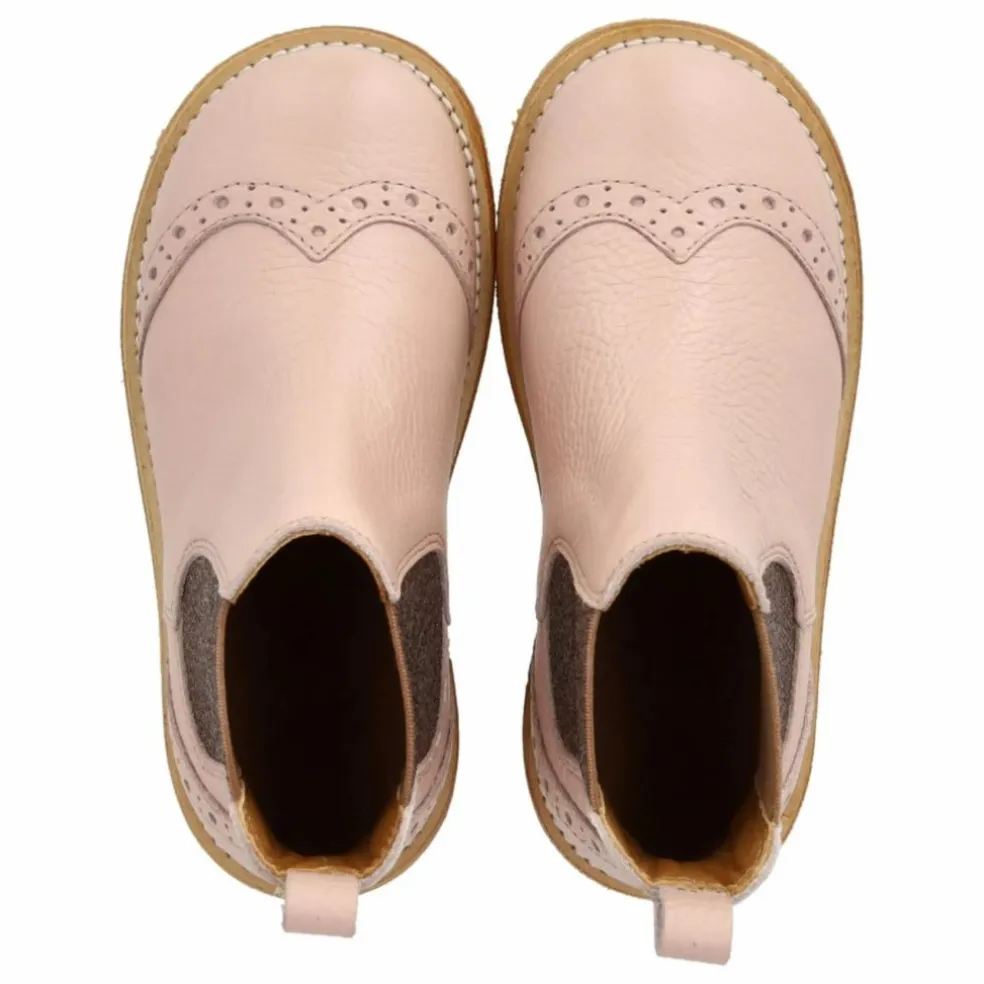 Chelsea Boots Brogue | Rose