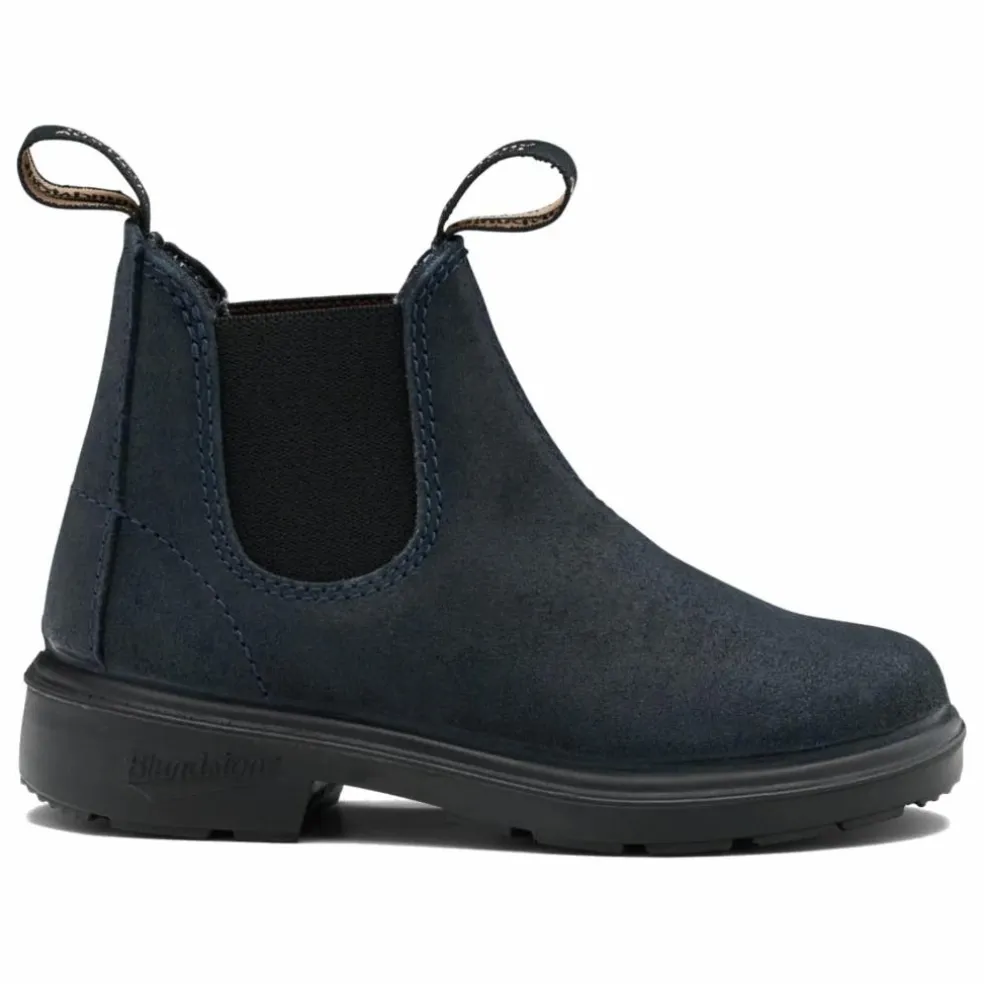 Chelsea Boots Suede Waxé | Bleu marine