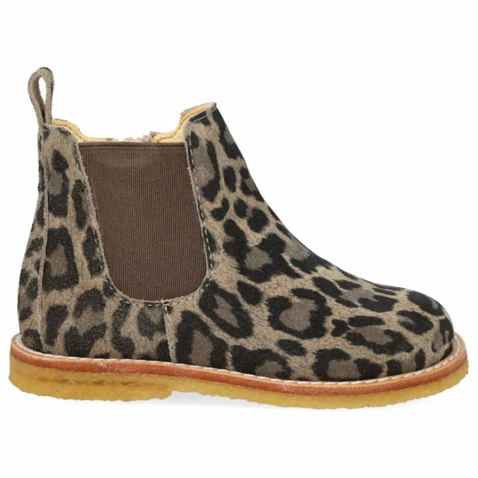 Chelsea Boots Zip Léopard | Taupe