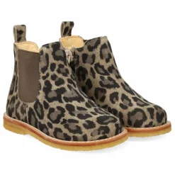 Chelsea Boots Zip Léopard | Taupe